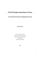 Cost saving stormwater management system