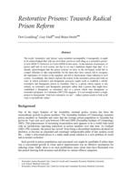 Restorative prisons: Towards radical prison reform