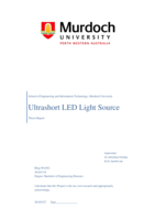 Ultrashort LED light source