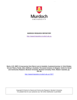 A long journey from Sierra Lone to Australia: A personal journey