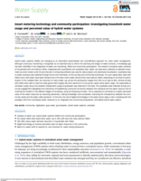 Smart metering technology and community participation: investigating household water usage and perceived value of hybrid water systems
