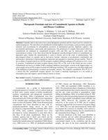 Therapeutic potentials and uses of cannabinoid agonists in healthand disease conditions