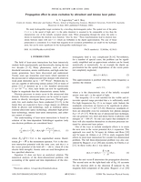 Propagation effect in atom excitation by ultrashort and intense laser pulses