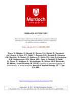 Impacts of salvage logging on biodiversity: A meta-analysis