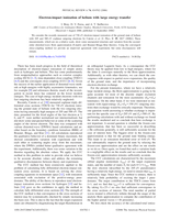 Electron-impact ionization of helium with large energy transfer