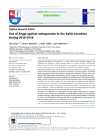 Use of drugs against osteoporosis in the Baltic countries during 2010–2014