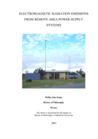 Electromagnetic radiation emissions from remote area power supply systems