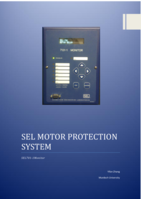 SEL motor protection system: SEL701-1 Monitor