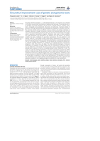 Groundnut improvement: use of genetic and genomic tools