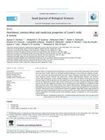 Nutritional, antimicrobial and medicinal properties of Camel’s milk: A review