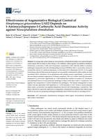 Effectiveness of augmentative biological control of Streptomyces griseorubens UAE2 depends on 1-Aminocyclopropane-1-Carboxylic Acid deaminase activity against Neoscytalidium dimidiatum