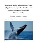 Collection of baseline data on humpback whale (Megaptera novaeangliae) health and causes of mortality for long-term monitoring in Western Australia