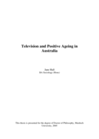 Television and positive ageing in Australia