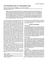 Cryptosporidium canis n. sp. from domestic dogs