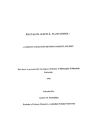 Santalum album L. plantations: a complex interaction between parasite and host