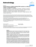 Unique features of HLA-mediated HIV evolution in a Mexican cohort: a comparative study