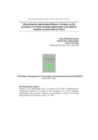 Measuring the moderating influence of gender on the acceptance of e-book amongst mathematics and statistics students at universities in Libya