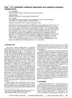 N2(a‘ 1Σg+) metastable collisional destruction and rotational excitation transfer by N2