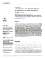 Can anxiety and race interact to influence face-recognition accuracy? A systematic literature review