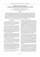 Sediments of Leschenault Inlet: A comparison with other estuaries in South-Western Australia
