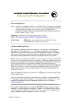 Crossing the date-line: Perspectives of Canadian students studying education in an Australian university