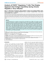 Analysis of FOXP3+ Regulatory T Cells That Display Apparent Viral Antigen Specificity during Chronic Hepatitis C Virus Infection