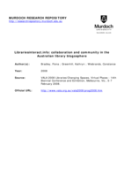 Librariesinteract.info: collaboration and community in the Australian library blogosphere