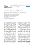 Evolving Marine Biosecurity in the Galapagos Islands