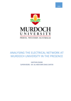 Analysing the electrical network at Murdoch University in the presence