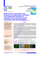 Differences in seed vigour traits between desi (pigmented) and kabuli (non-pigmented) ecotypes of chickpea (Cicer arietinum) and its association with field emergence