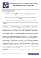 The roles of G-protein coupled receptors in health and disease conditions