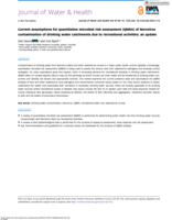Current assumptions for quantitative microbial risk assessment (QMRA) of Norovirus contamination of drinking water catchments due to recreational activities: an update