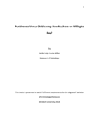 Punitiveness versus Child-saving: How much are we willing to pay?