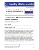 Acoustic response of Hawaiian spinner dolphins to human disturbance