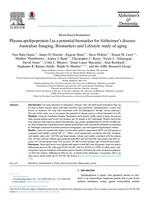 Plasma apolipoprotein J as a potential biomarker for Alzheimer's disease: Australian Imaging, Biomarkers and Lifestyle study of aging