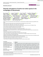Diversity and patterns of marine non‐native species in the archipelagos of Macaronesia