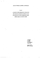 A survey of the frequency, duration and oxygen content of surface and sub-surface water in rehabilitated mined areas at Huntley Mine