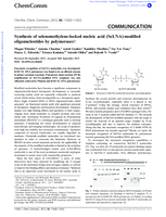 Synthesis of selenomethylene-locked nucleic acid (SeLNA)-modified oligonucleotides by polymerases