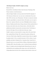 Alfred Dupont Chandler (1918-2007): Thoughts on strategy