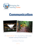 Bringing the leaning home: Communication