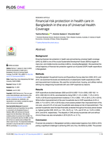 Financial risk protection in health care in Bangladesh in the era of Universal Health Coverage