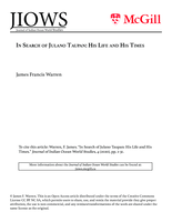 In search of Julano Taupan: His life and his times