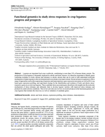 Functional genomics to study stress responses in crop legumes: progress and prospects