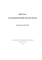 Shift work: An occupational health and safety hazard
