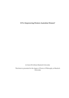 ICTs: empowering Western Australian women?