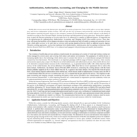 Authentication, authorization, accounting and charging for the mobile internet