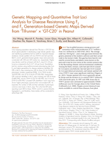 Genetic mapping and quantitative trait loci analysis for disease resistance using F 2 and F 5 Generation‐based genetic maps derived from ‘Tifrunner’ × ‘GT‐C20’ in peanut