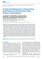 3D Object classification using a volumetric deep neural network: An efficient Octree Guided Auxiliary Learning approach