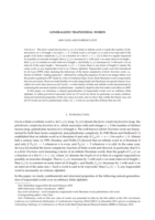 Generalized trapezoidal words
