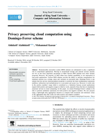 Privacy preserving cloud computation using Domingo-Ferrer scheme